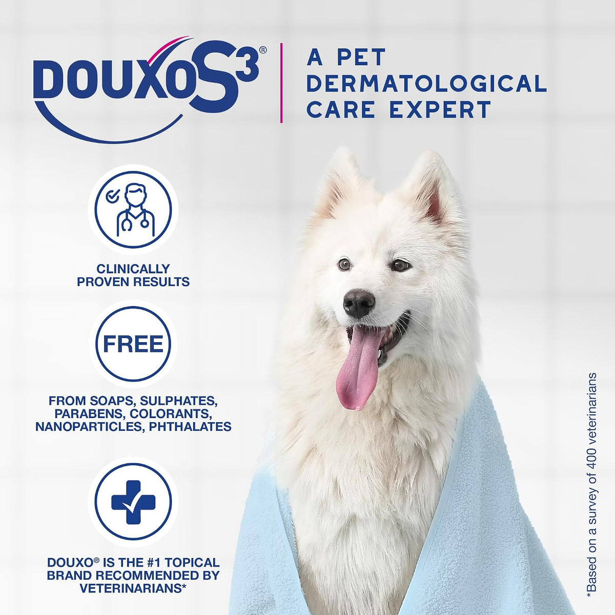 S3 Calm Dog Shampoo for Itchy Skin Relief, Dog Shampoo for Allergies and Itching, Soothes Itchy, Irritated or