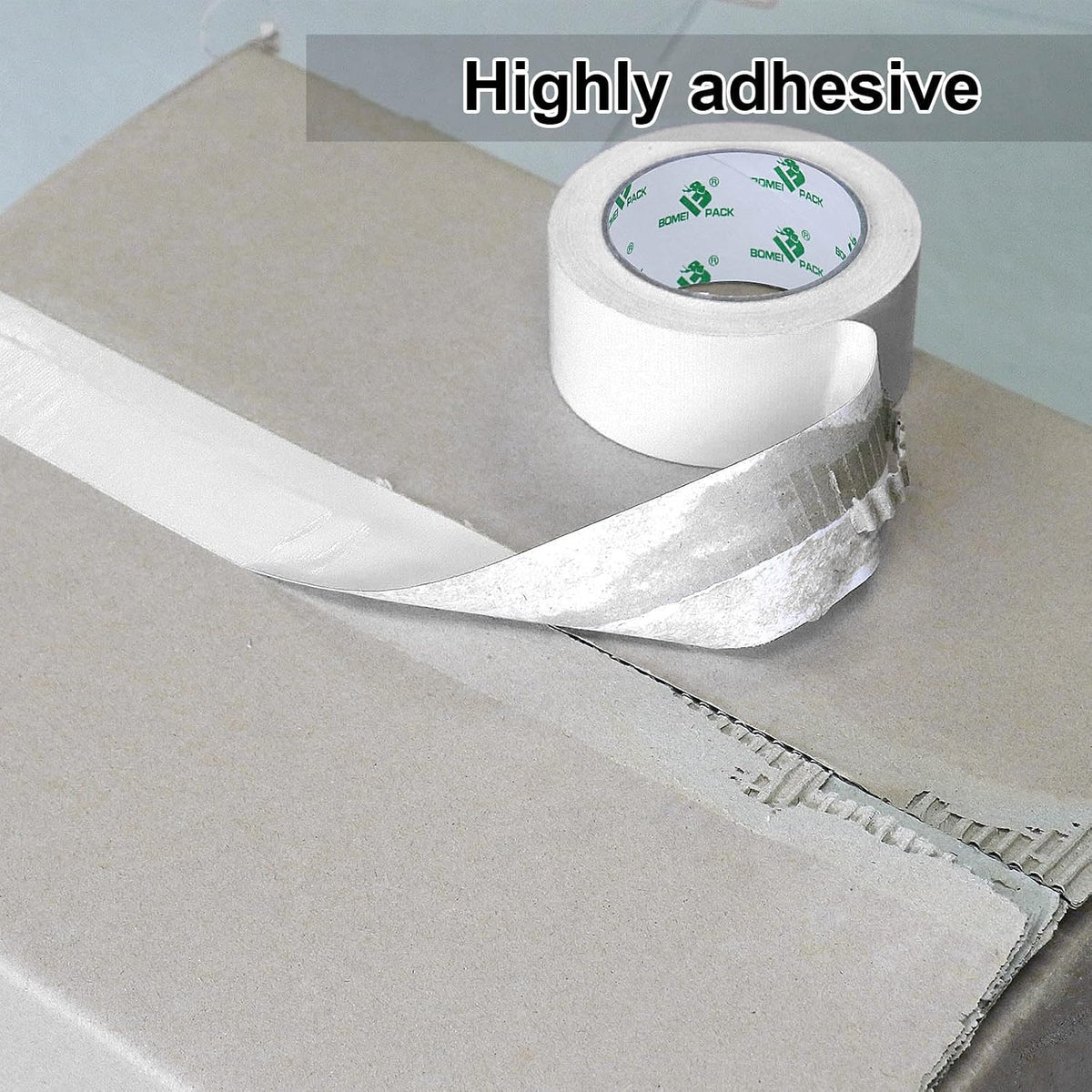 5-Pack White Duct Tape Heavy Duty - 2 inches x 35 Yds