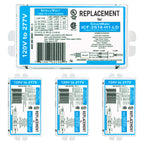 CFL Electronic Ballast, 2 Lamp, 18W, 120-277V, 4 Pack