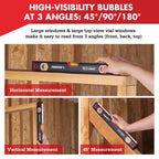 ARROW 16-Inch Level, Magnetic Torpedo Level for Construction, Carpentry