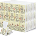 50 Pack Pocket Tissues Travel Packs 3 Ply,500 Sheet,Wild Flower