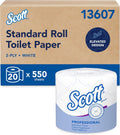 Standard Roll Toilet Paper, Bulk, 20 Rolls (13607)