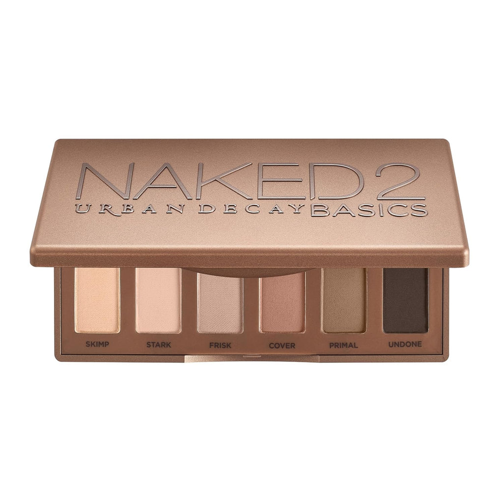Naked2 Basics Matte Eyeshadow Palette - 6 Cool Neutral Shadows | Contouring Neutral Eyeshadow Palette for Natural +