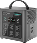 Portable Power Station C600, 640Wh LiFePO4 Battery, 600W (Peak 1200W) Solar Generator, 1.5H Fast Charge, 10ms UPS, 8