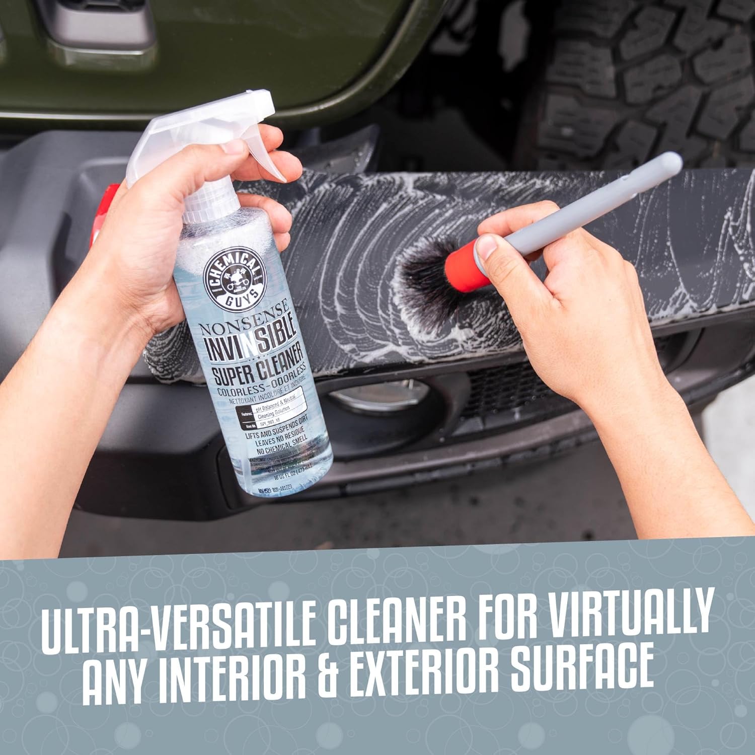 Nonsense, Odorless Cleaner For Car Interior and Exterior All Purpose Cleaning Spray for Vinyl, Rubber, Plastic