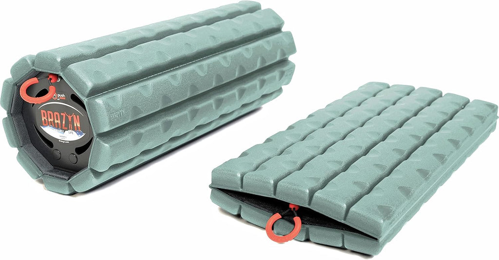 Morph Foam Roller: Collapsible Travel Foam Roller for Back Pain Relief, Workout Muscle Recovery, Back Massager, Deep