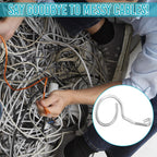 Blulu 100 Pcs Bridle Rings, 2 Inch Low Voltage Wire Cable Rings