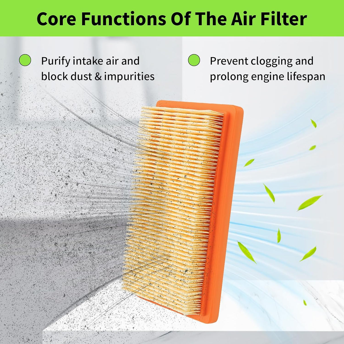 951-10298 Air Filter Kit for Cub Cadet ST100 SC100 LE100 Mower Replace 751-10298 W Spark Plug Fuel Filter