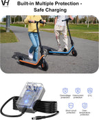 VHBW 25.2V 1.5A Charger for Segway Ninebot C2 Pro E2 Plus Scooter