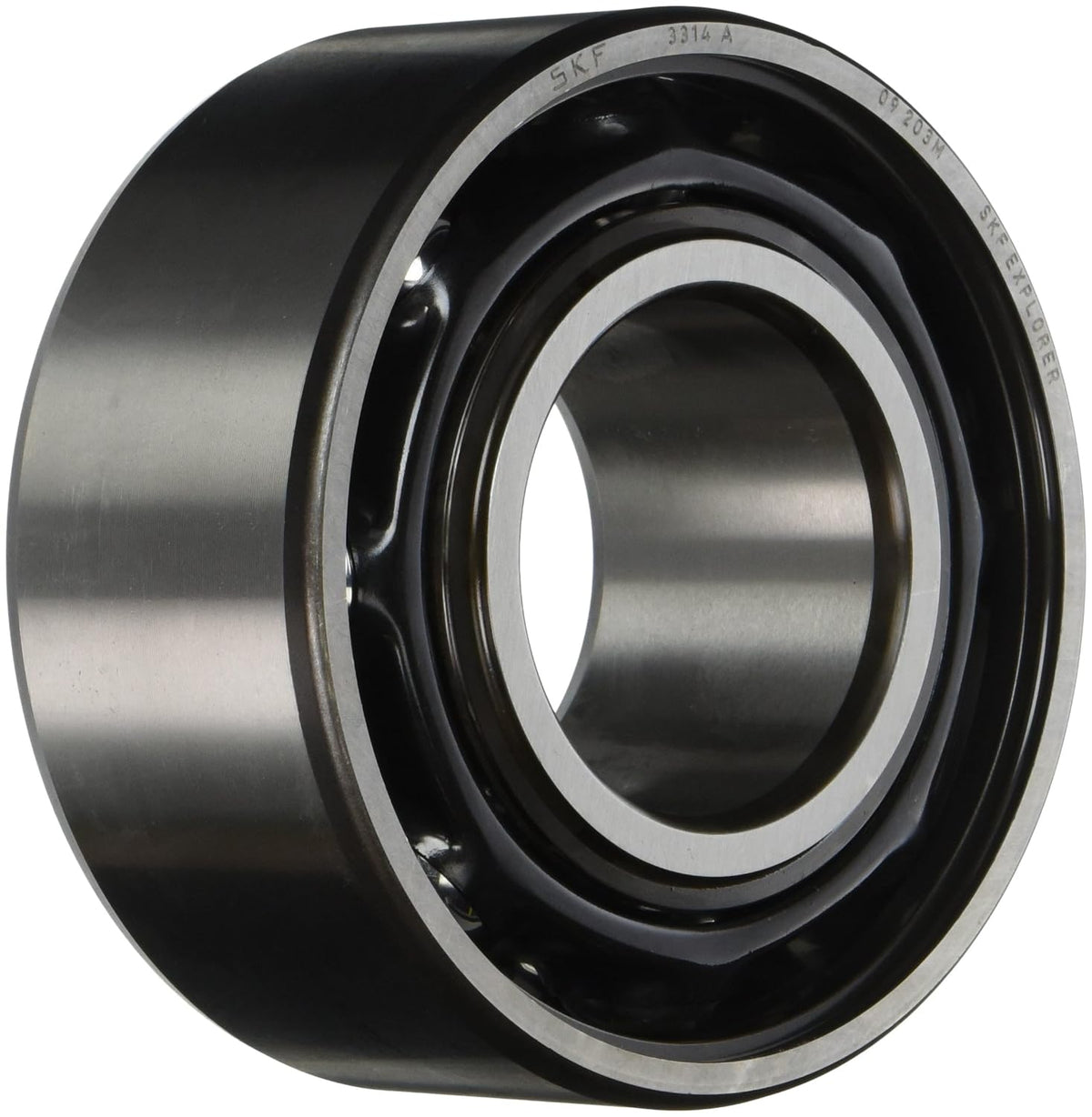 SKF 3313 A Double Row Ball Bearing, Standard Capacity, Converging Angle Design, 30° Contact Angle, ABEC 1 Precision, Open, Steel Cage, Normal Clearance, 65mm Bore, 140mm OD, 2 5/16" Width, 4500 rpm Maximum Rotational Speed, 24750.0 pounds Static