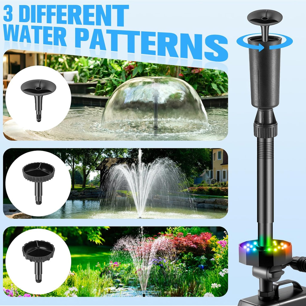 Submersible Pump|Pond Filter System Kit|Pond Filter Fountain