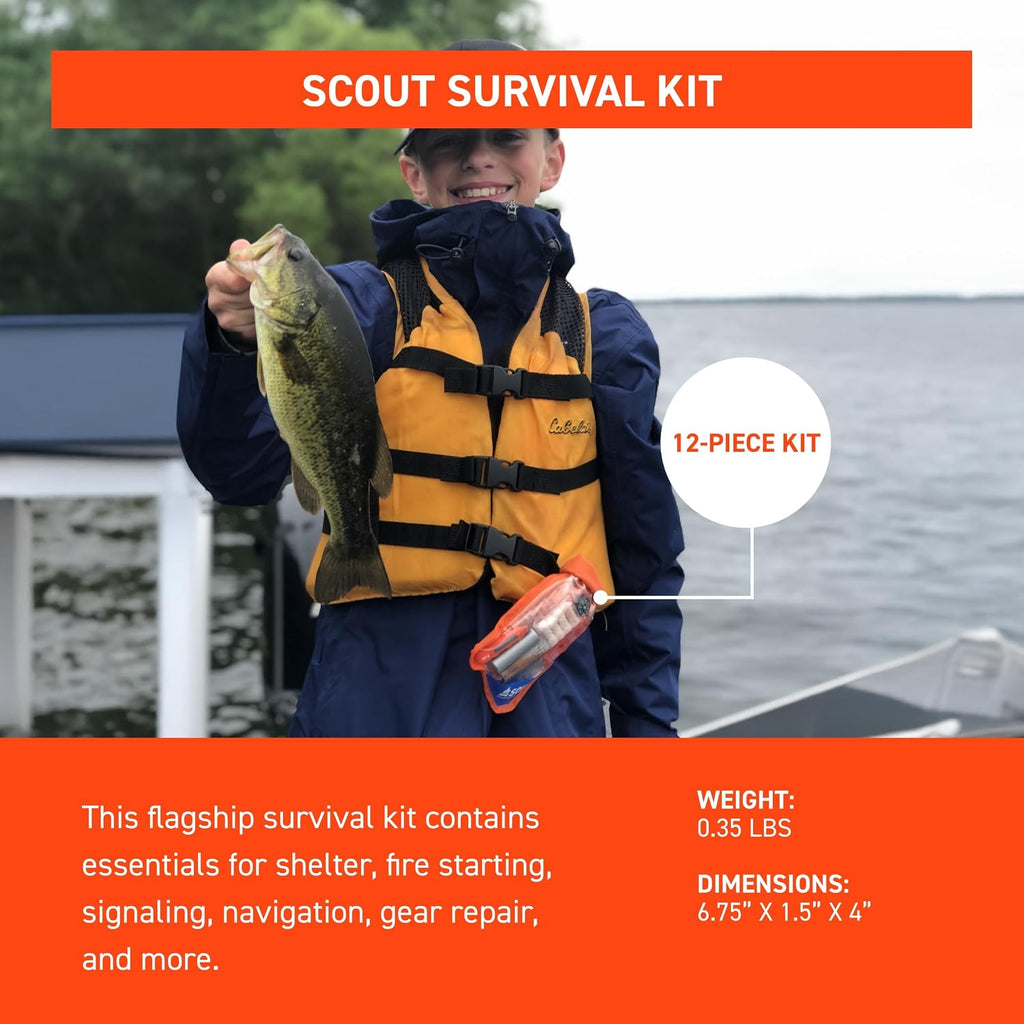 S.O.L. Waterproof Bag Scout Survival Kit