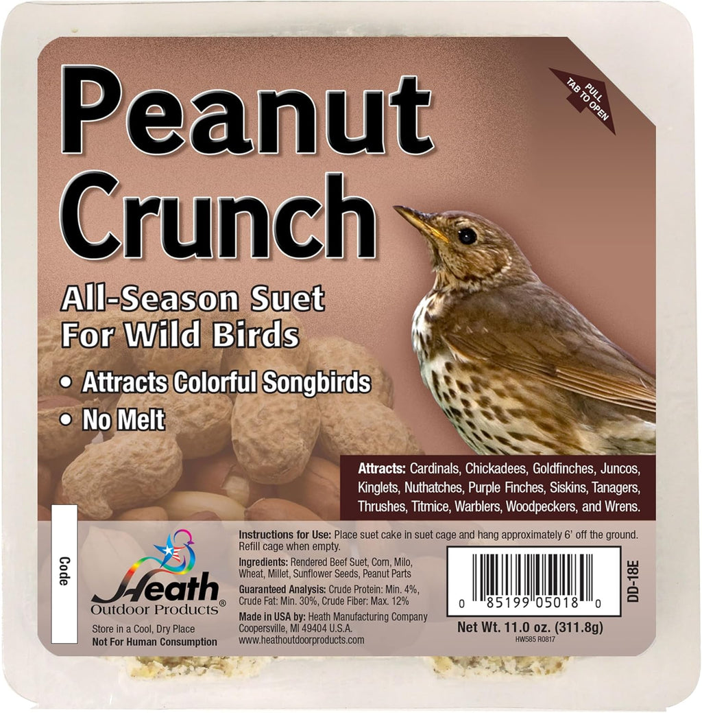 DD18-10, Peanut Crunch Suet Cake - 10 Pack