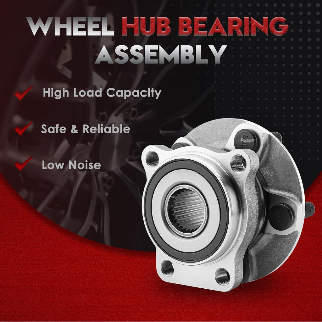 Betthand Front Wheel Bearing and Hub Assembly for 2005-2014 Subaru Outback