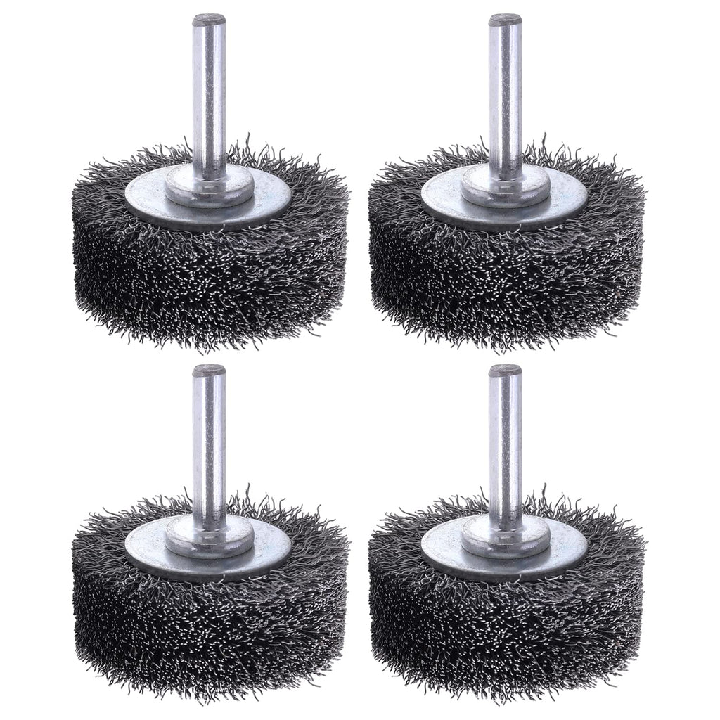 Rocaris 4 Pack 2 in Wire Wheel Brush Wire Wheel Brush for Drill Attachment