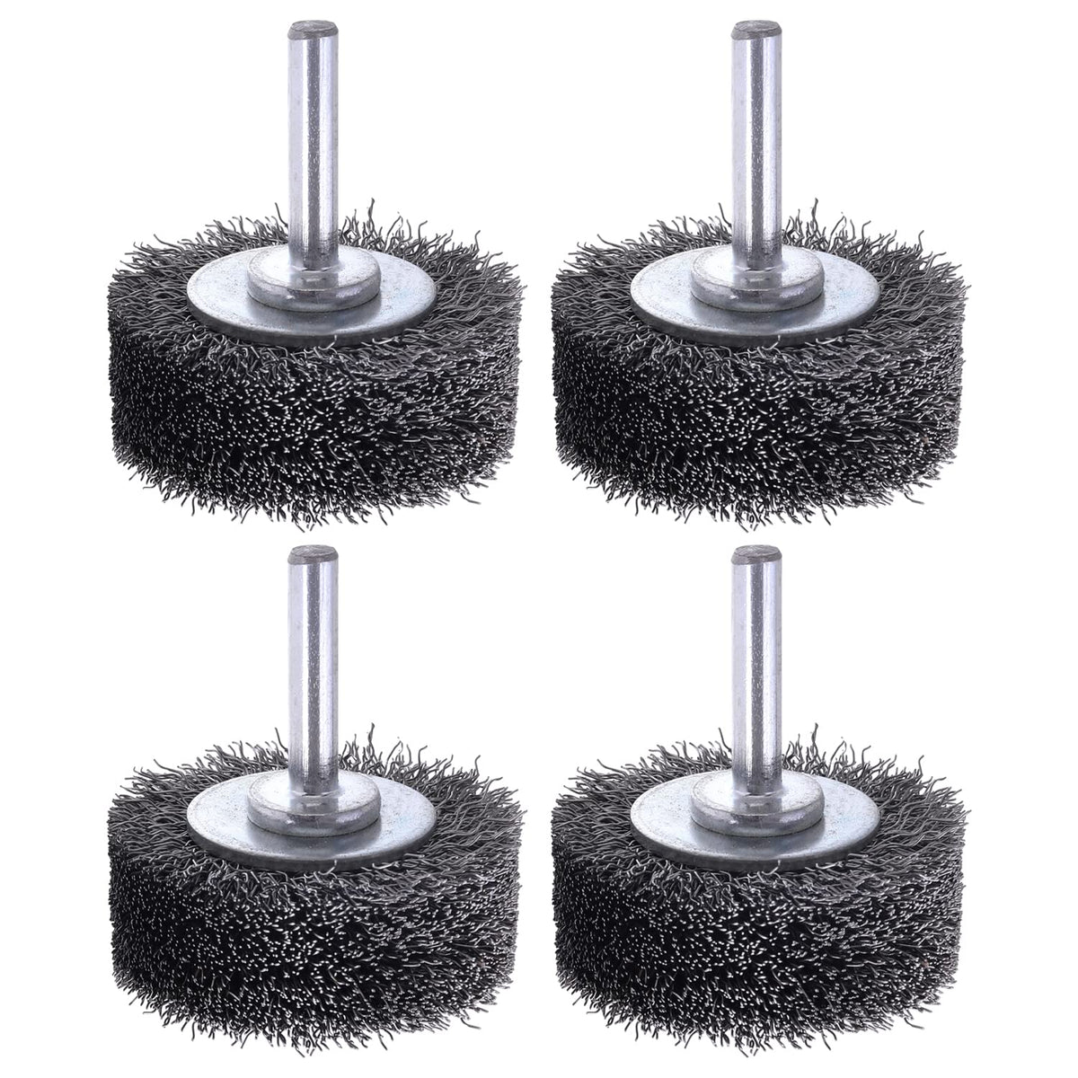 Rocaris 4 Pack 2 in Wire Wheel Brush Wire Wheel Brush for Drill Attachment