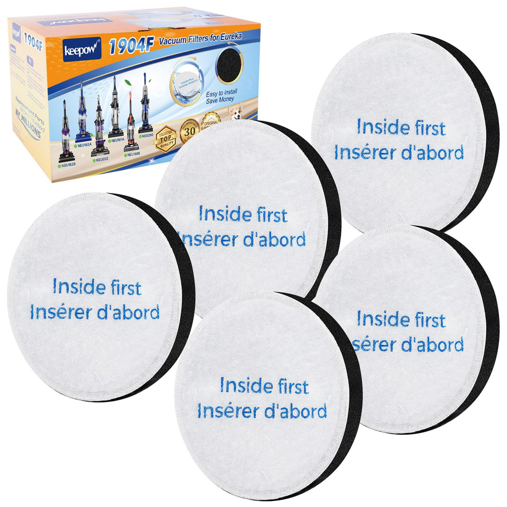E0202 Foam Filter Replacement, Vacuum Filters Compatible With Eureka