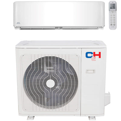 12000 BTU Ductless HYPER Mini Split Air Conditioner 22.0 SEER Heat Pump