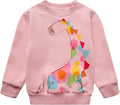 Toddler Baby Girls Sweatshirts Casual Pullover Crewneck Winter Long Sleeve Tops Shirts Clothes 3T-8T