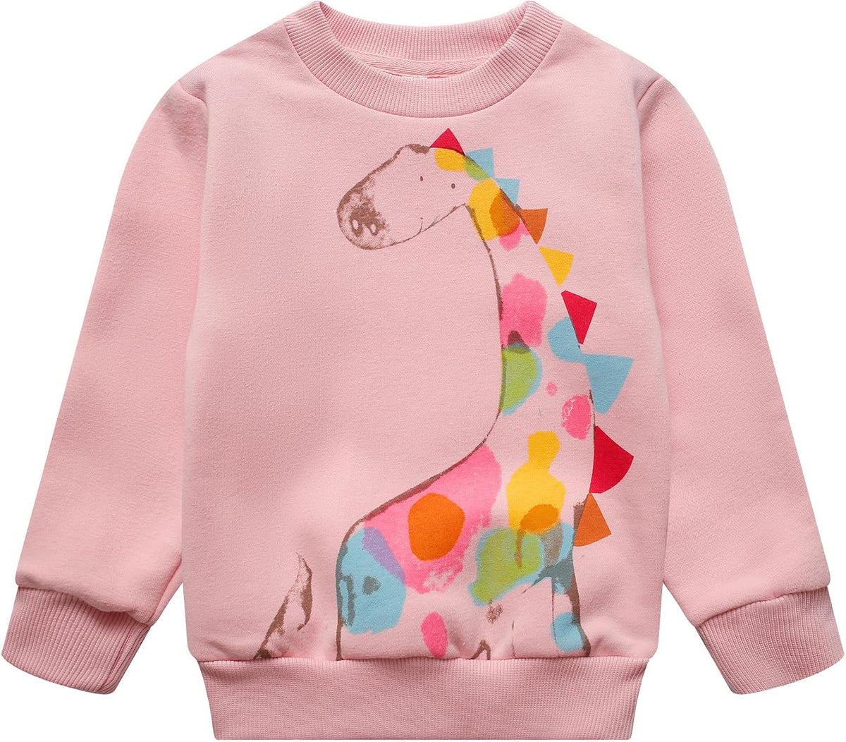 Toddler Baby Girls Sweatshirts Casual Pullover Crewneck Winter Long Sleeve Tops Shirts Clothes 3T-8T