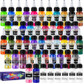 Airbrush Paint, 44 Colors with 6 Thinner for Models & Crafts | Water-Based, Ready to Spray, Acrylic Air Brush Paints