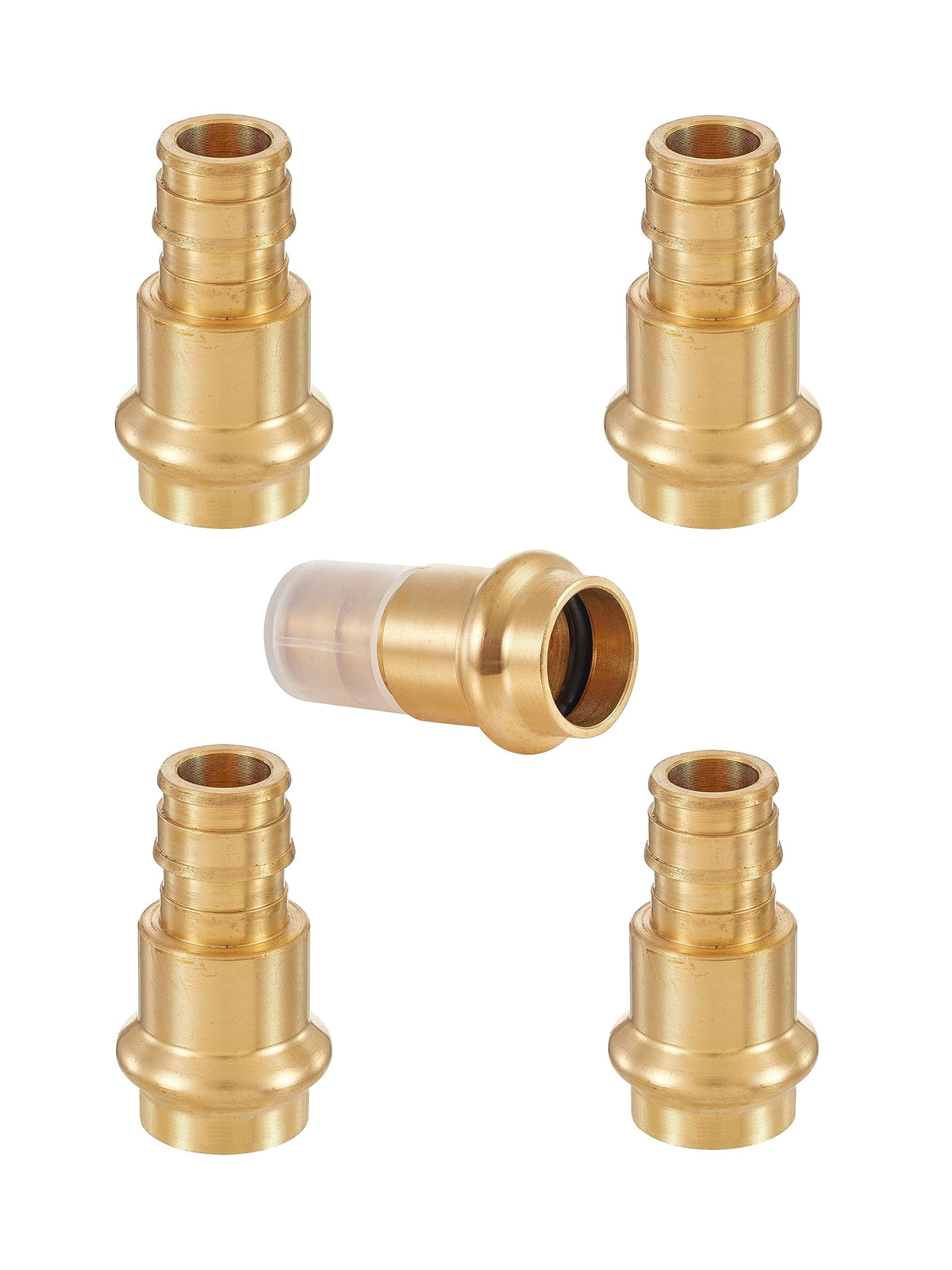 5Pcs EFIELD 3/4"Copper Press x PEX-A Coupling Adapter(PEX1960186-5)