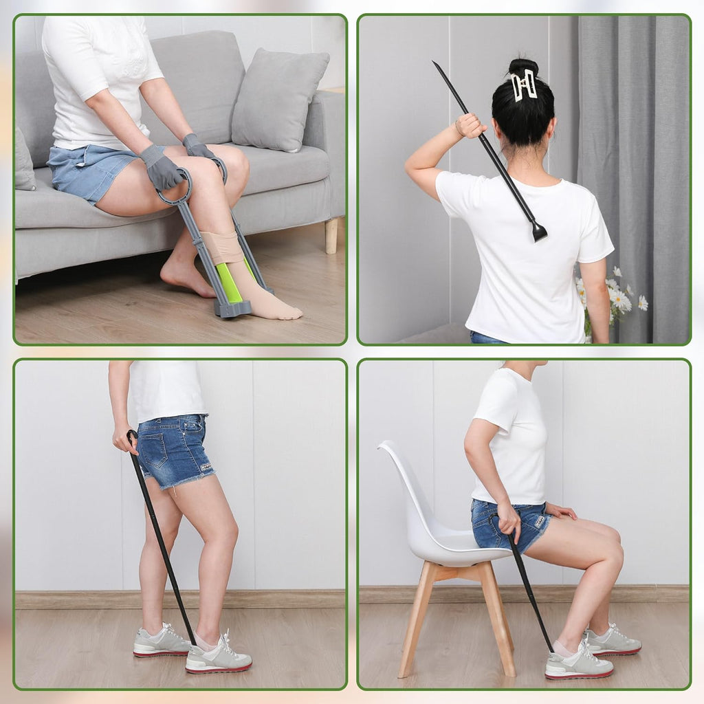 Compression Sock Aid Device - Sock Aids for Compression Stocking - Helper Device for Putting on Hosiery -with