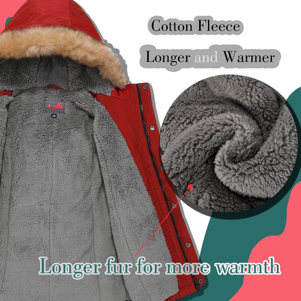 Boy's Winter Coats Kids Puffer Jackets Thicken Warm Parka for Cold Weather | Sizes 5-14Y
