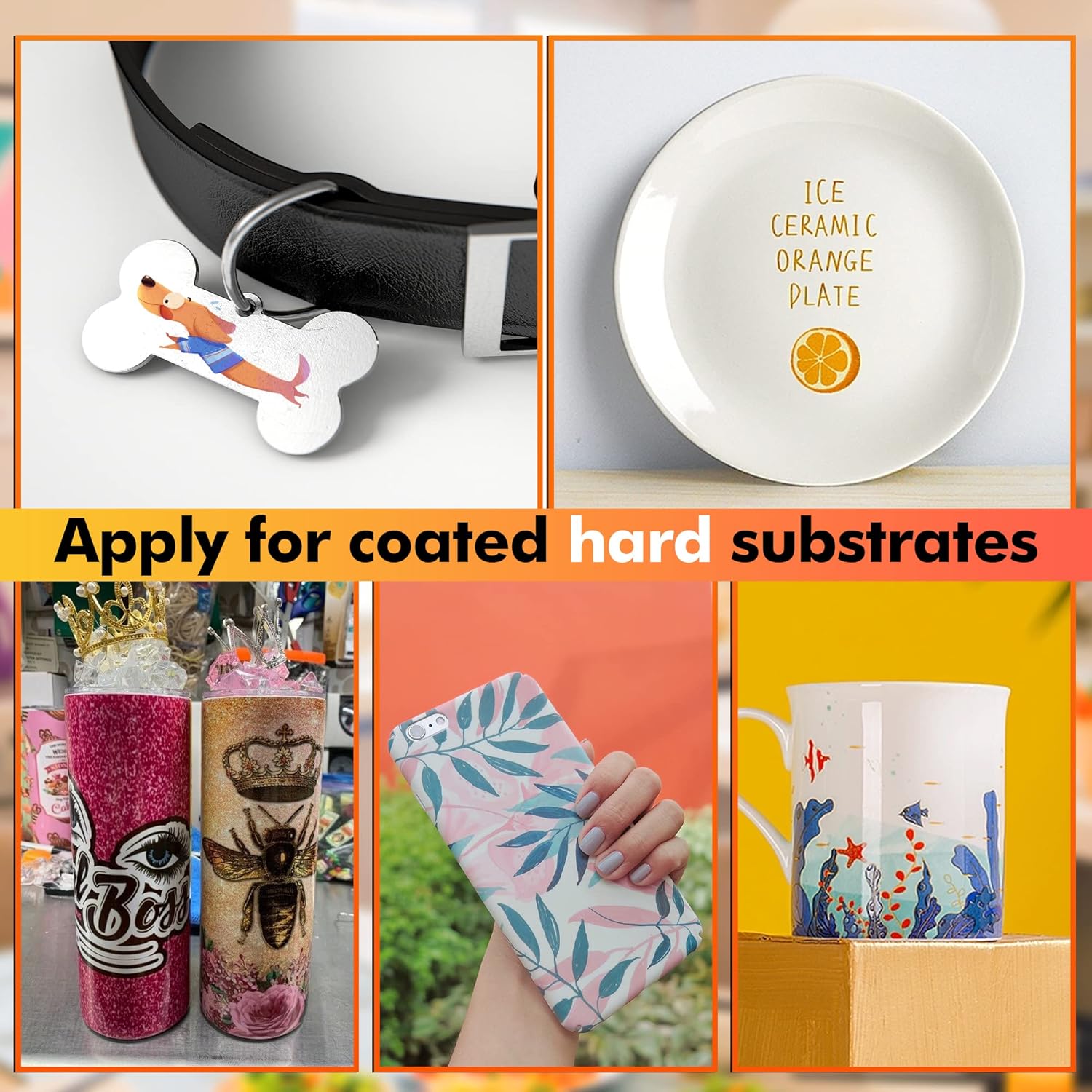 Sublimation Paper 8.5x11 Inch 100 Sheets for DIY Phone Cases Tumblers | Compatible with Inkjet Sublimation Printer