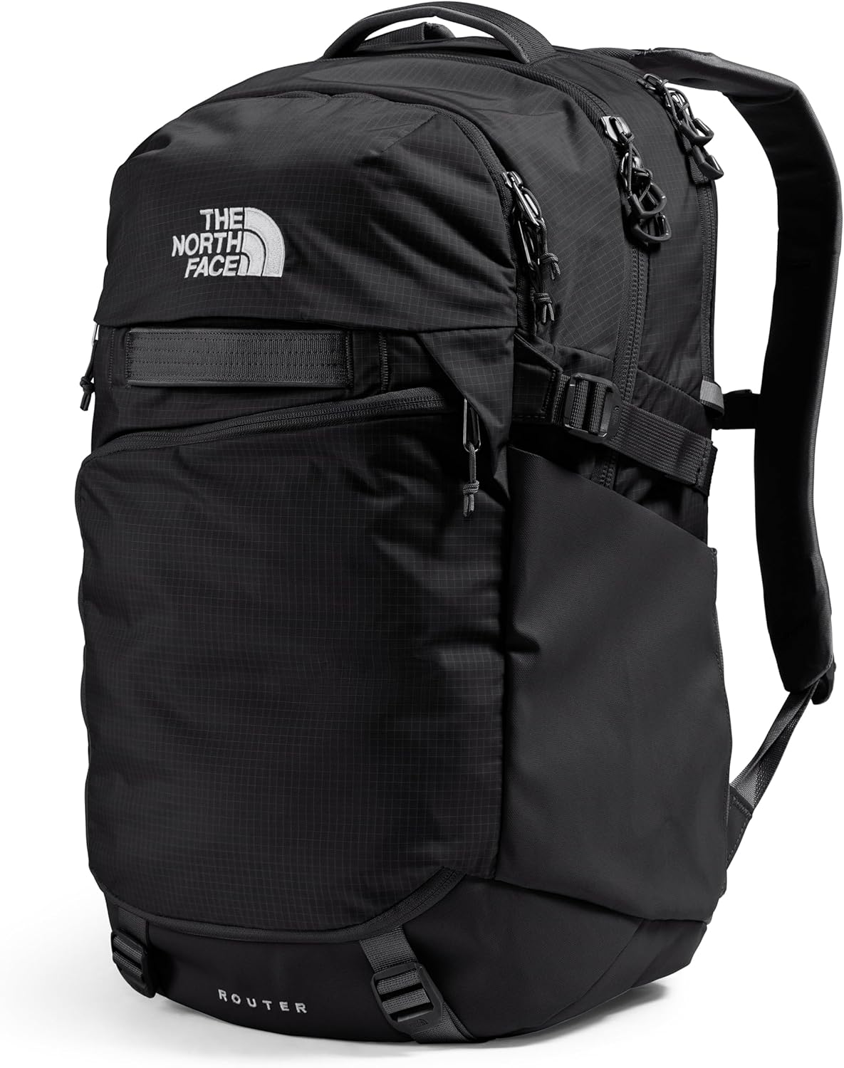 The North Face Router Everyday Laptop Backpack - Daypack, Water Repellent, Laptop Sleeve, Reflective Details, TNF