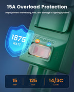 Outdoor Power Stake Timer Waterproof 100FT Remote Control