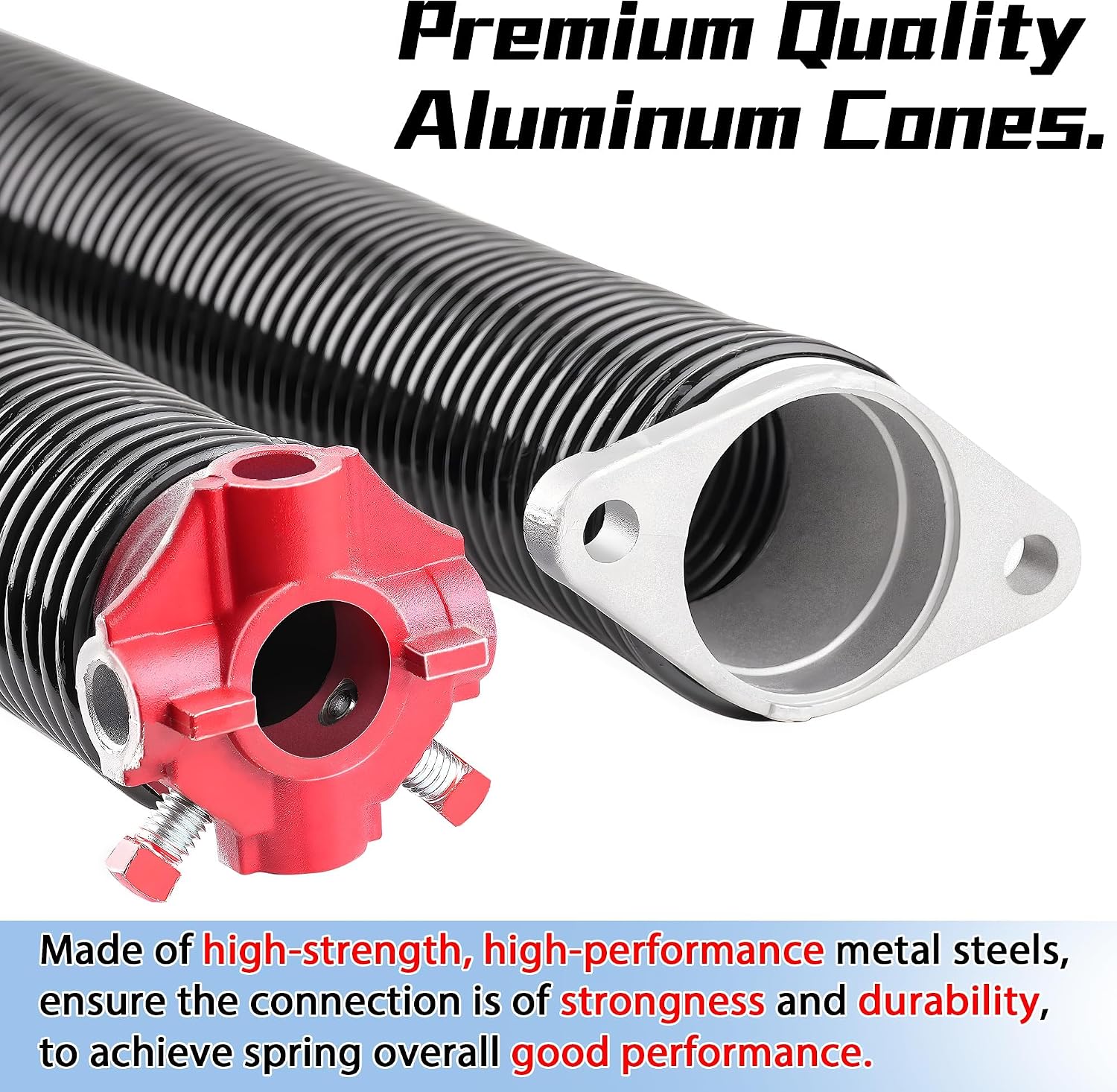 Pair of 2" Garage Door Spring (0.234X2"X29") with Winding Bars, L&R