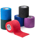Self Adhesive Bandage Wrap, 2" x 5 Yards, 6 Pack