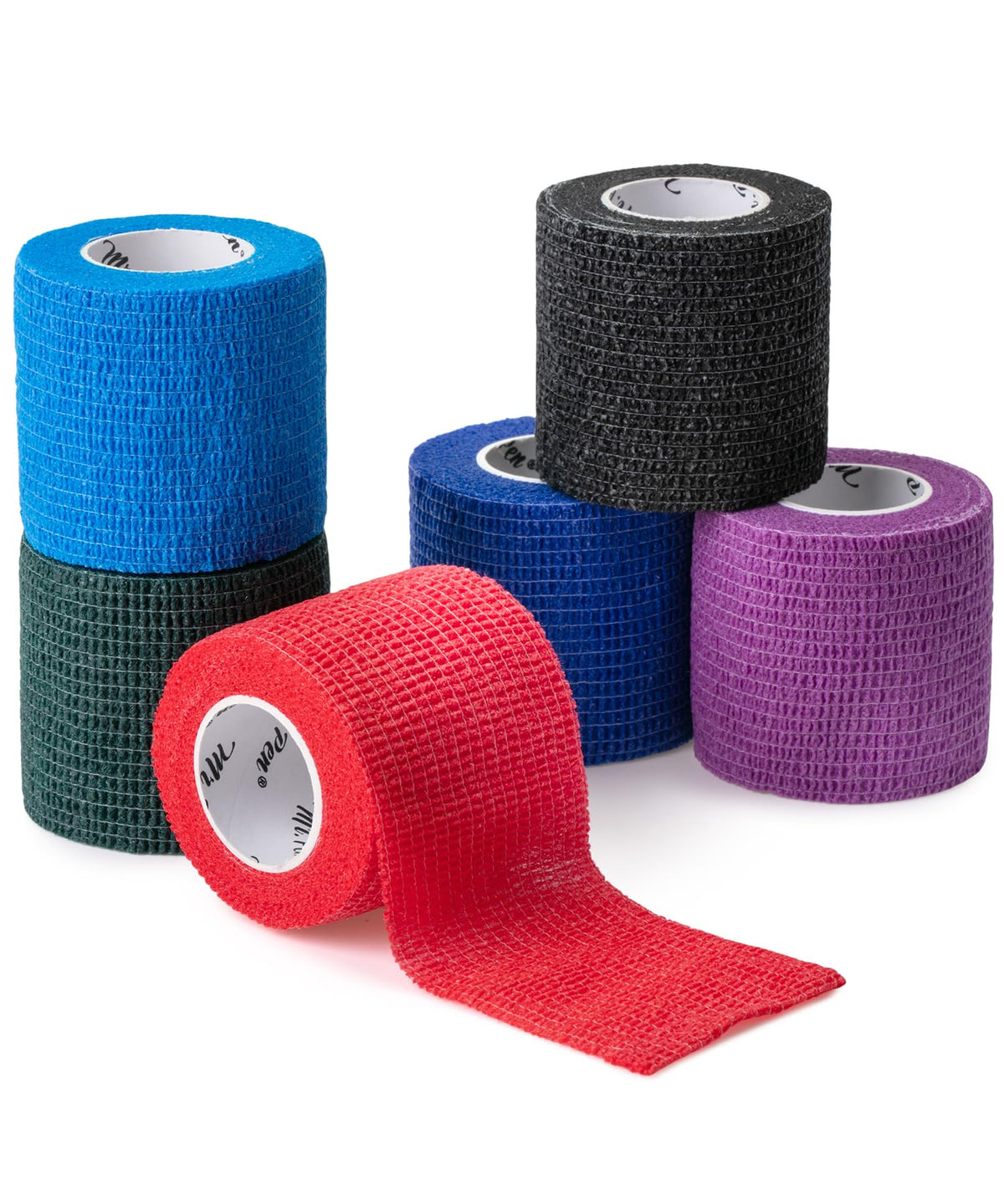 Self Adhesive Bandage Wrap, 2" x 5 Yards, 6 Pack