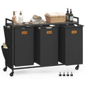 Laundry Hamper 3 Section, Laundry Sorter, 39.6 Gal. (150 L)