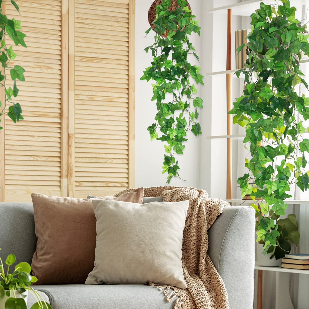 Fake Vines Artificial Hanging Ivy Vines Plants for Room Decor 4Pcs