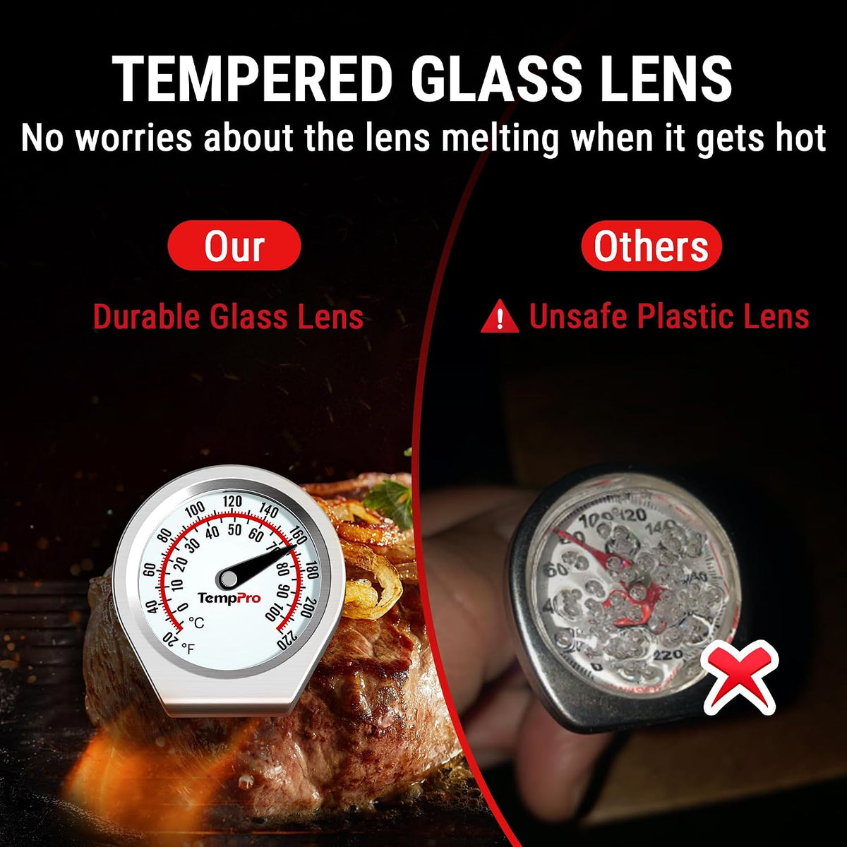 Dial Instant Read Meat Thermometer for Cooking