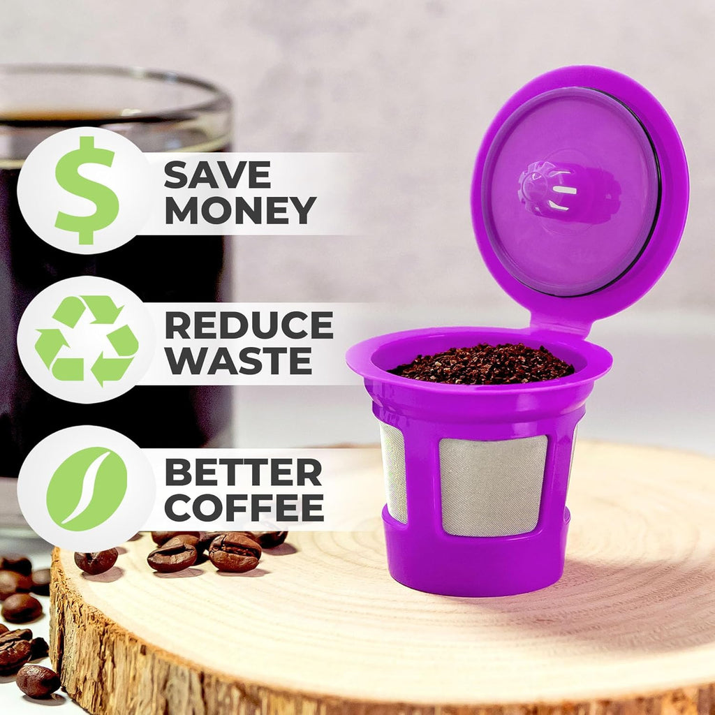 Single Serve Value Pack 1-Stream Reusable Filter Cup/EZ Scoop Perfect Pod Single Serve Pack Reusable Coffee Filter