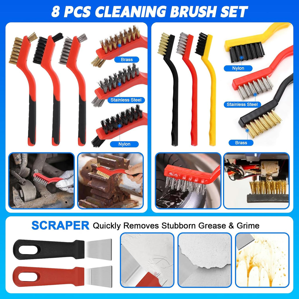 96 Pcs 3D Printer Tool Kit with Deburring Tool for FDM/SLA Printers | 3D Printer Accessories Includes Nozzle