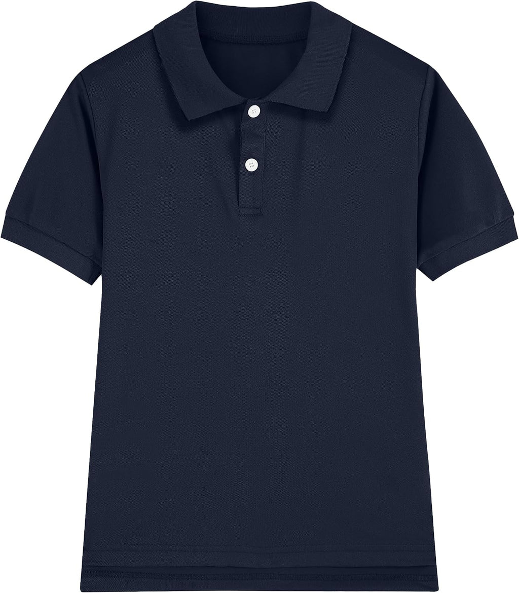 Boy Polo Shirt Pique School Uniform Shirt for Kid Golf Top Youth Boy 5-14Y | Polo Shirt for Boys Youth,Short Sleeve