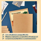 110 Pack 9 X 12 Inch Brown Cardboard Sheets