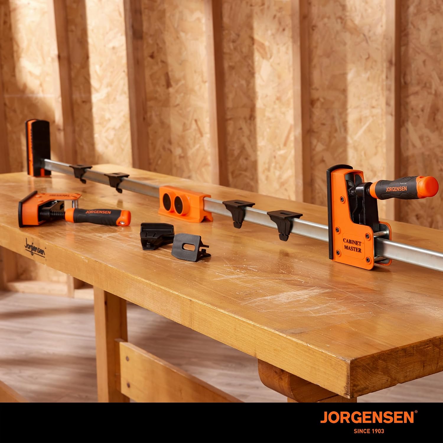 Parallel Clamp Extender, Heavy-Duty Aluminum Connector | 2200LBS Strength, Quick Tool-Free Lock, Extend Clamping