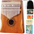 Kalimba Thumb Piano 17 Keys Mbira Finger Piano Marimbas Musical Instruments | for Kids Adults Beginners, w/Tuning