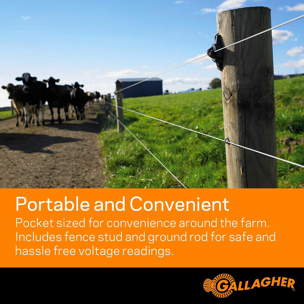 Digital Volt Meter | Electric Fence Voltage Reader to Test, Trace & Diagnose Shorts and Faults |Auto Turn-On