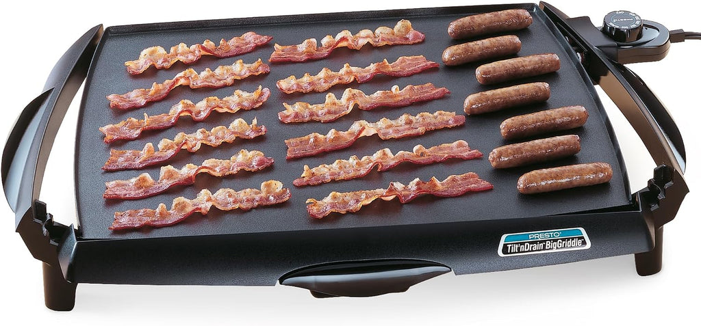 07046 Tilt 'n Drain Big Griddle Cool-Touch Electric Griddle