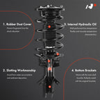A-Premium Front Struts with Coil Spring Compatible with Ford