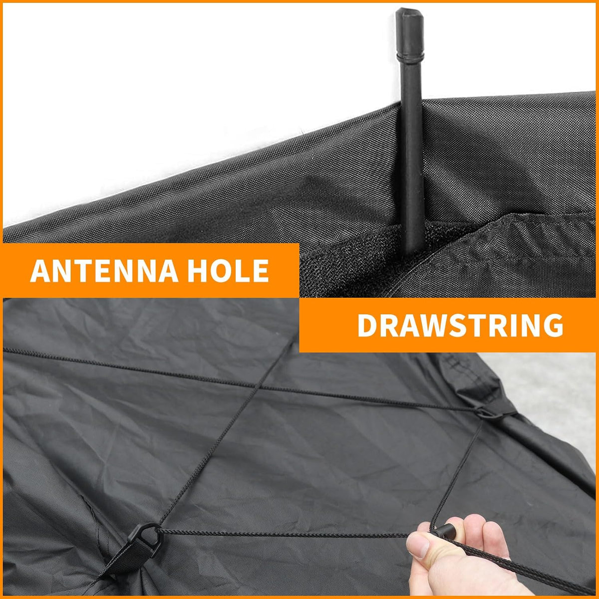 Motorcycle Cover 420D Waterproof Touring Side Box Cover