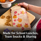 Recyclable Sealable Paper Sandwich Bags for Kids, 50 ct, Bee