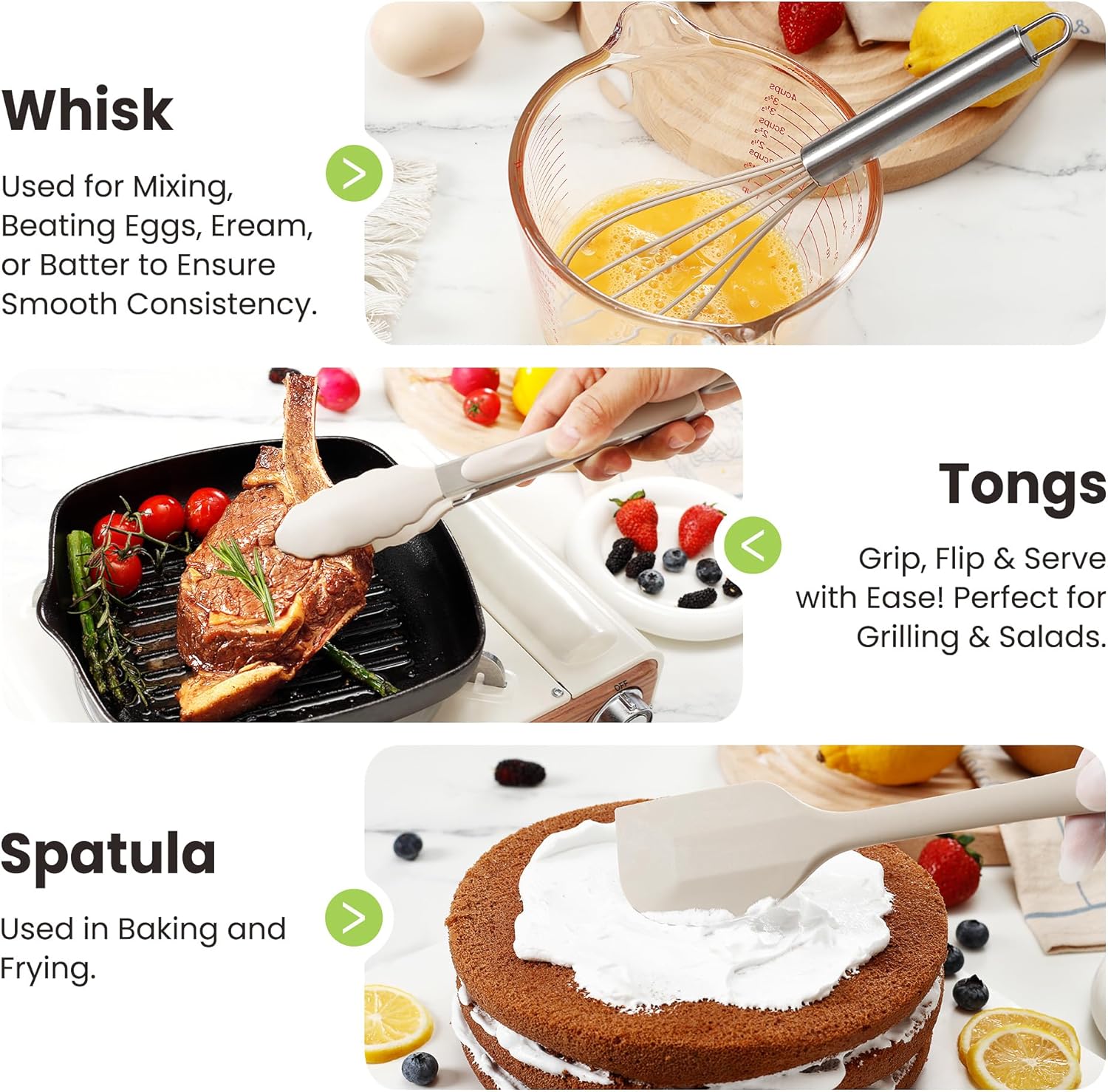 Cooking Utensils Set, 35Pcs Silicone Kitchen Utensils Set with Holder, 446°F Heat Resistant Food Grade Spatula Set