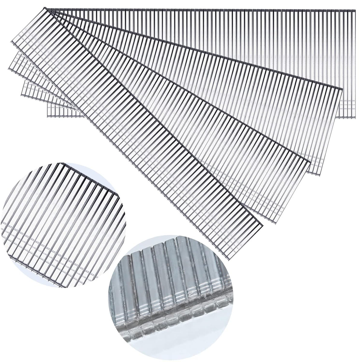 2000 Pcs 18 Gauge Brad Nails, 4 Sizes (5/8", 3/4", 1", 1-1/4")